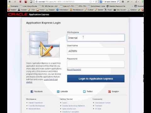 Create Web Services with Oracle Application Express 4.2