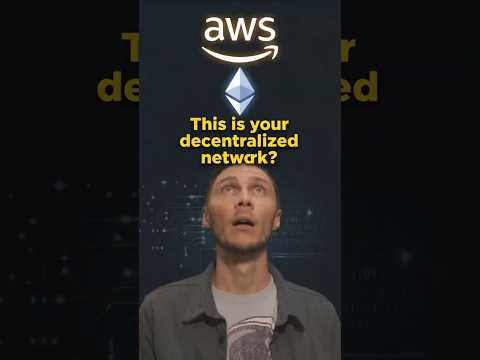 Ethereum Runs on Amazon. That's Not a Decentralized Network. That's a Corporate Database.
