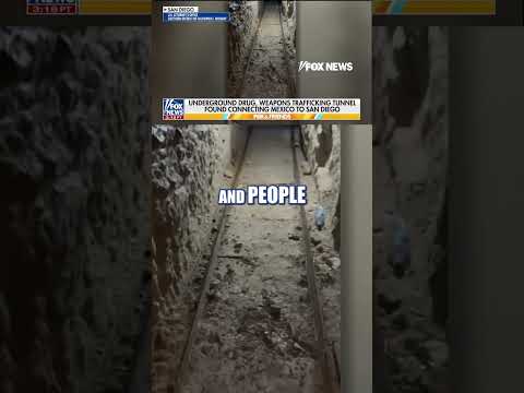 Alleged underground drug tunnel discovered in San Diego #foxnews #news #shorts #california #police