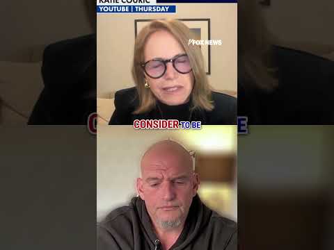 Fetterman SHUTS DOWN Katie Couric': DON'T CALL PEOPLE FASCIST' #foxnews #news #us #fox