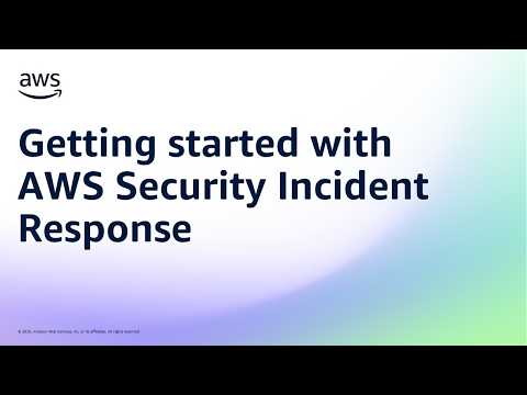 Getting started with AWS Security Incident Response | Amazon Web Services