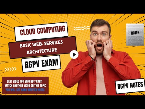 Basic Web Services Architecture explained || rgpv notes unit 1 topic 3