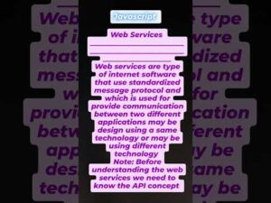 "Web Services Explained: Connecting Apps with Standardized Communication!"