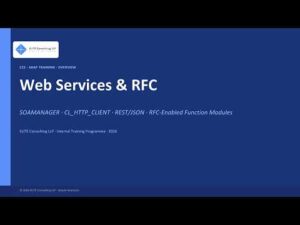 C22 – ABAP – Web Services & RFC