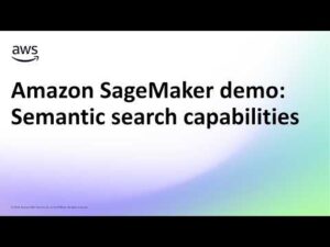 Amazon SageMaker demo: Semantic search capabilities | Amazon Web Services