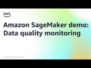 Amazon SageMaker demo: Data quality monitoring | Amazon Web Services