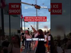 NEW DETAILS on suspect shot by ICE in Texas as protests RAGE #shorts