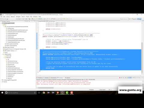 Spring MVC Tutorials 40 – Web Services 10 ( HTTP PUT, @RequestBody, Content-Type 01)