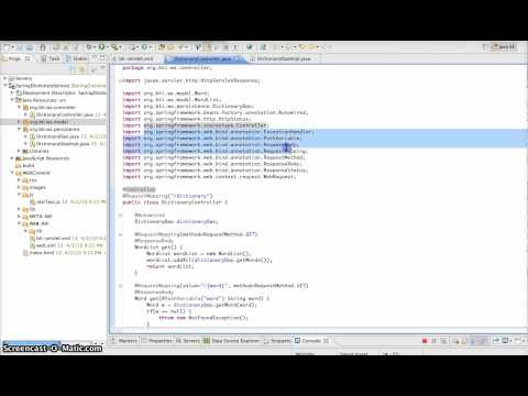 RESTful Web Services with Spring Part 1 of 3