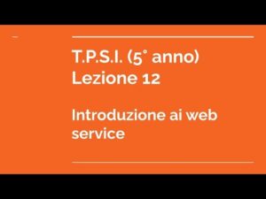 Introduzione ai Web Service 1