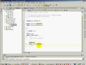 Tutorial "creating web services" with NetBeans part1
